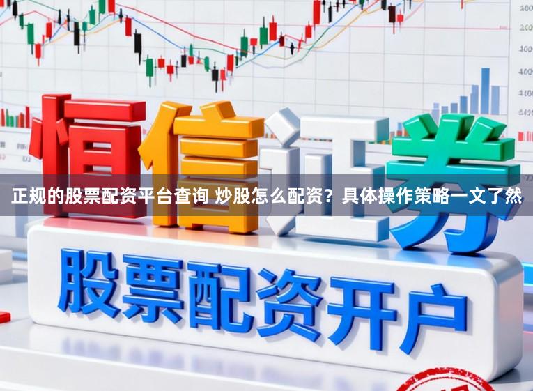 正规的股票配资平台查询 炒股怎么配资？具体操作策略一文了然